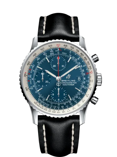 Breitling - A13324121C1X1 Navitimer 1 Chronograph 41 Stainless Steel / Blue / Calf / Pin