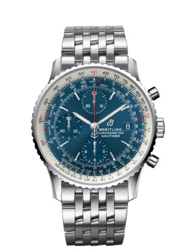 Breitling - A13324121C1A1 Navitimer 1 Chronograph 41 Stainless Steel / Blue / Bracelet