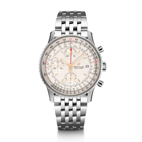 Breitling - A13324121G1A1 Navitimer 1 Chronograph 41 Stainless Steel / Silver / Bracelet