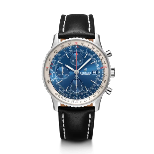 Breitling - A13324121C1X2 Navitimer 1 Chronograph 41 Stainless Steel / Blue / Calf / Folding