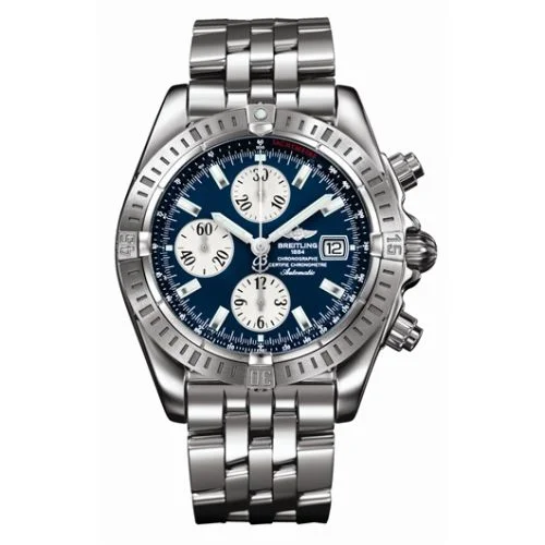 Breitling - A1335611/C645 Chronomat Evolution Stainless Steel / Blue