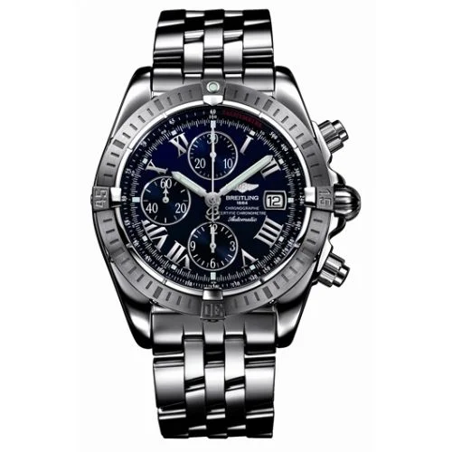 Breitling - A1335611/C749 Chronomat Evolution Stainless Steel / Blue - Roman