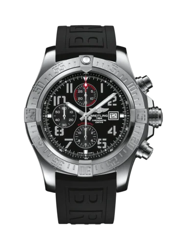 Breitling - A1337111/BC28/155S/A20D.2 Super Avenger II Stainless Steel / Volcano Black / Rubber / Folding