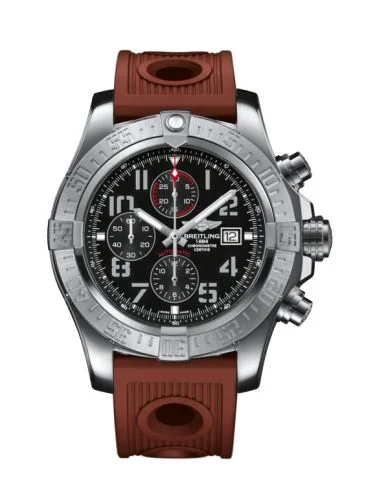 Breitling - A1337111/BC28/206S/A20D.2 Super Avenger II Stainless Steel / Volcano Black / Rubber / Folding
