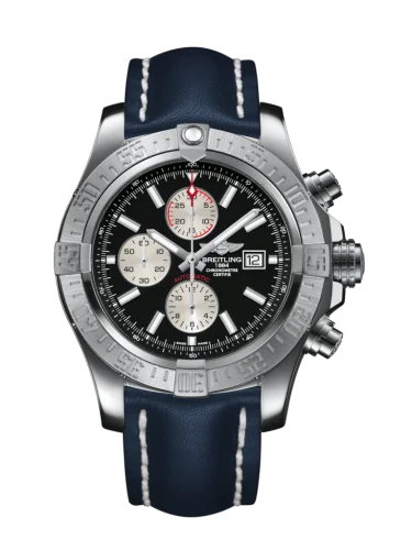 Breitling - A1337111/BC29/101X/A20BA.1 Super Avenger II Stainless Steel / Volcano Black / Calf / Pin