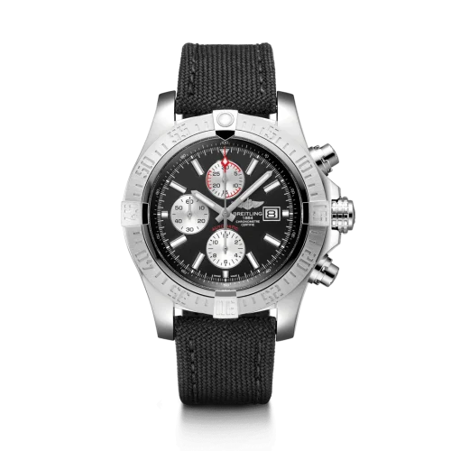 Breitling - A1337111/BC29/104W/A20BA.1 Super Avenger II Stainless Steel / Volcano Black / Military