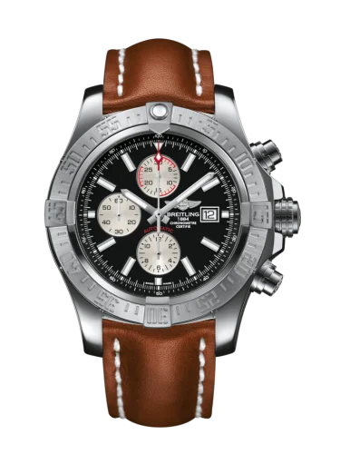 Breitling - A1337111/BC29/440X/A20D.1 Super Avenger II Stainless Steel / Volcano Black / Calf / Folding