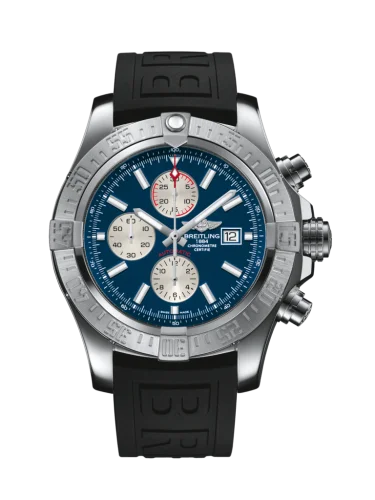 Breitling - A1337111/C871/155S/A20D.2 Super Avenger II Stainless Steel / Mariner Blue / Rubber / Folding
