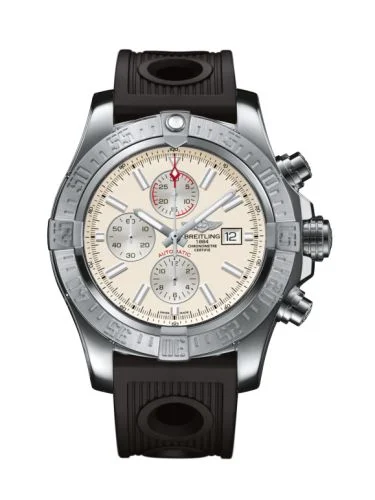 Breitling - A1337111/G779/201S Super Avenger II Stainless Steel / Stratus Silver / Rubber