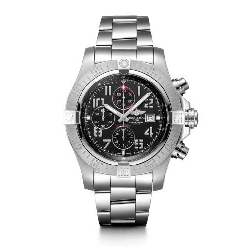 Breitling - A13371111B2A1 Super Avenger II Stainless Steel / Volcano Black / Bracelet