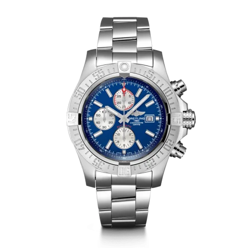 Breitling - A13371111C1A1 Super Avenger II Stainless Steel / Mariner Blue / Bracelet