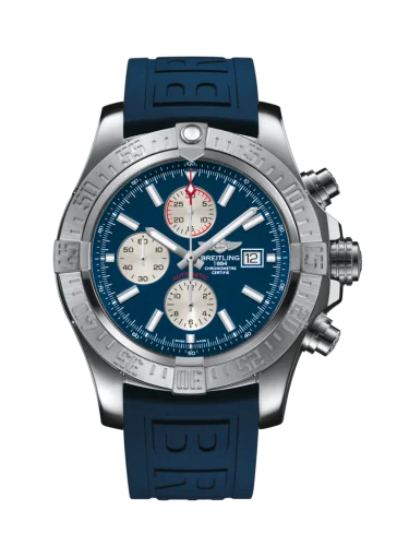 Breitling - A13371111C1S1 Super Avenger II Stainless Steel / Mariner Blue / Rubber / Folding