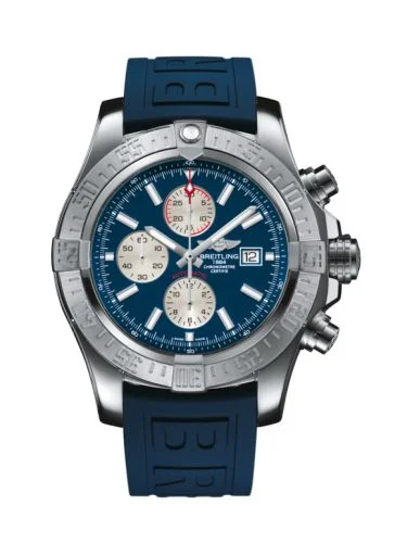 Breitling - A13371111C1S2 Super Avenger II Stainless Steel / Mariner Blue / Rubber / Pin