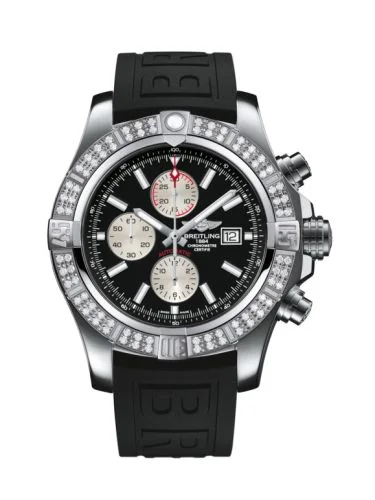 Breitling - A1337153/BC29/154S Super Avenger II Stainless Steel / Diamond / Volcano Black / Rubber / Folding