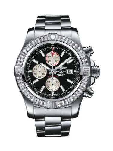 Breitling - A1337153/BC29/168A Super Avenger II Stainless Steel / Diamond / Volcano Black / Bracelet