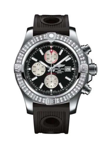 Breitling - A1337153/BC29/201S Super Avenger II Stainless Steel / Diamond / Volcano Black / Rubber / Pin