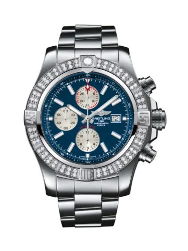 Breitling - A1337153/C871/168A Super Avenger II Stainless Steel / Diamond / Mariner Blue / Bracelet