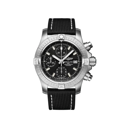 Breitling - A13385101B1X1 Avenger Chronograph 43 Stainless Steel / Black / Military / Pin