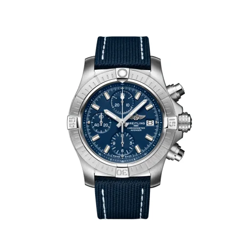 Breitling - A13385101C1X2 Avenger Chronograph 43 Stainless Steel / Blue / Military / Folding