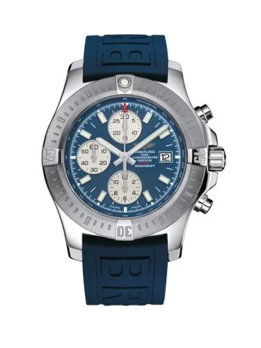 Breitling - A1338811/C914/438X/A20D.1 Colt Chronograph Automatic Stainless Steel / Mariner Blue / Calf / Folding