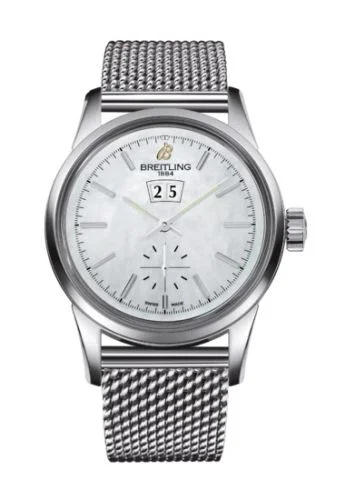 Breitling - A1631012/A764/171A Transocean 38 Stainless Steel / MOP / Bracelet