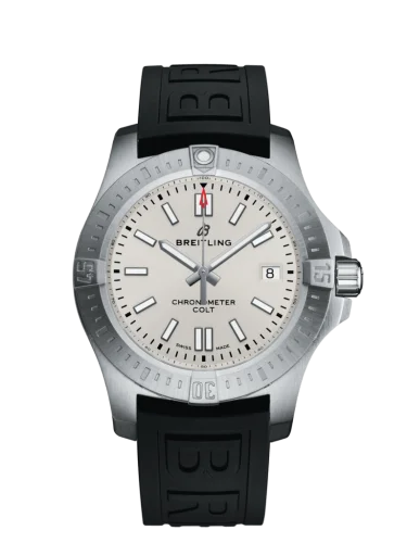 Breitling - A17313101G1S1 Chronomat Colt 41 Automatic Silver / Rubber / Folding