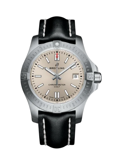 Breitling - A17313101G1X1 Chronomat Colt 41 Automatic Silver / Calf / Pin