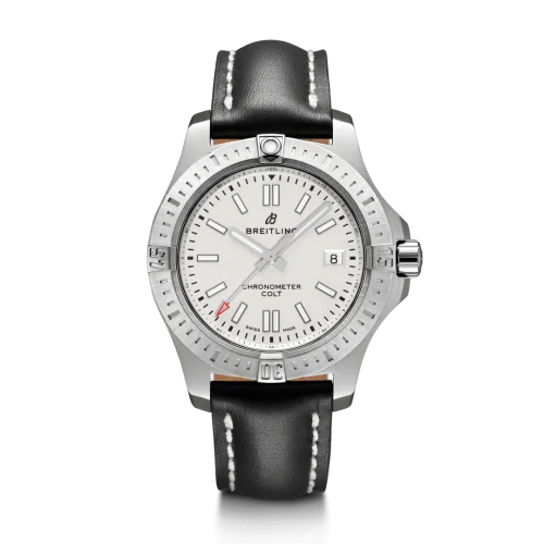 Breitling - A17313101G1X2 Chronomat Colt 41 Automatic Silver / Calf / Folding