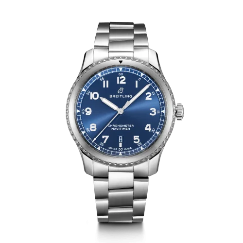 Breitling - A17314101C1A1 Navitimer 8 Automatic 41 Stainless Steel / Blue / Bracelet