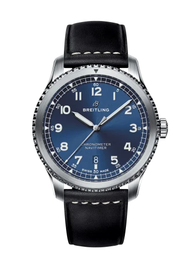 Breitling - A17314101C1X2 Navitimer 8 Automatic 41 Stainless Steel / Blue / Black Calf