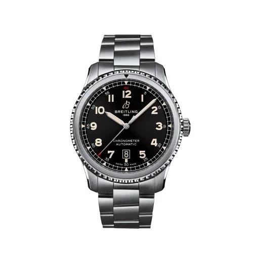 Breitling - A17315101B1A1 Aviator 8 Automatic 41 Stainless Steel / Black / Bracelet