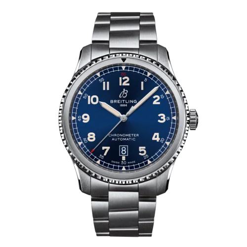 Breitling - A17315101C1A1 Aviator 8 Automatic 41 Stainless Steel / Blue / Bracelet