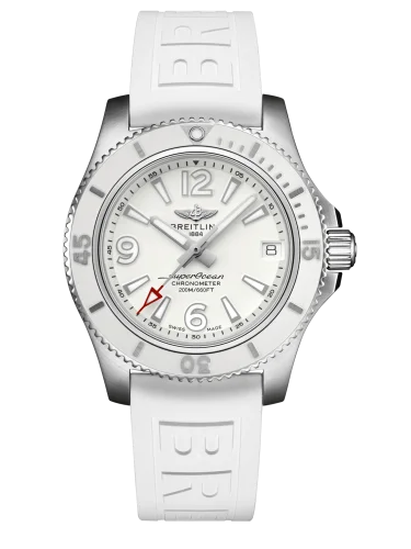 Breitling - A17316D21A1S1 Superocean 36 Stainless Steel / White / Rubber / Pin