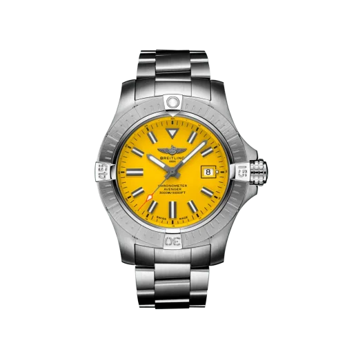 Breitling - A17319101I1A1 Avenger Automatic 45 Seawolf Stainless Steel / Yellow / Bracelet