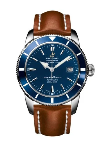 Breitling - A1732116.C832.433X Superocean Heritage 42 Stainless Steel / Blue / Gun Blue / Calf