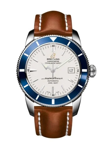 Breitling - A1732116.G717.433X Superocean Heritage 42 Stainless Steel / Blue / Stratus Silver / Calf