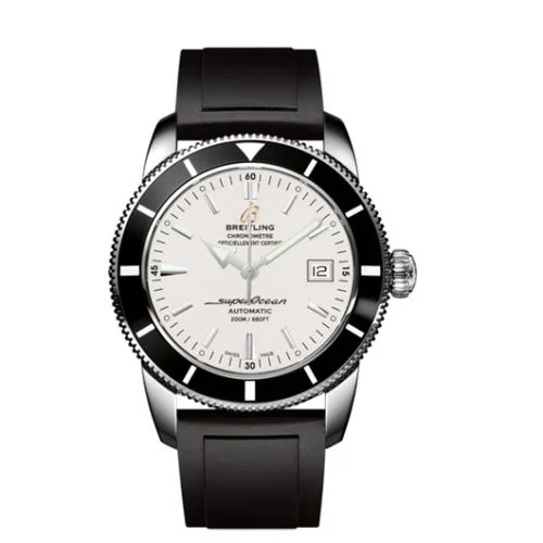 Breitling - A1732124.G717.131S Superocean Heritage 42 Stainless Steel / Black / Stratus Silver / Rubber