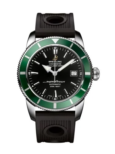Breitling - A1732136.BA61.200S Superocean Heritage 42 Stainless Steel / Green / Volcano Black / Rubber
