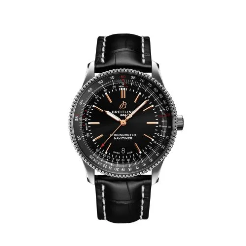 Breitling - A17326241B1P2 Navitimer Automatic 41 Automatic Stainless Steel / Black / Croco / Pin