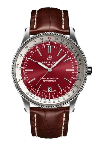 Breitling - A173265A1K1P2 Navitimer Automatic 41 Automatic Stainless Steel / Red
