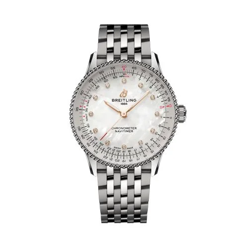 Breitling - A17327211A1A1 Navitimer Automatic 36 Stainless Steel / MOP / Bracelet / UK