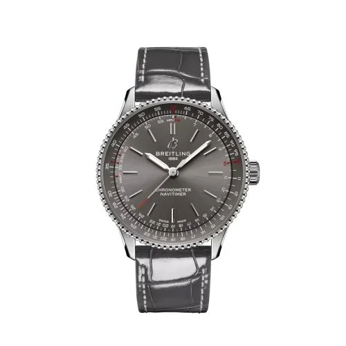 Breitling - A17327381B1P1 Navitimer Automatic 36 Stainless Steel / Grey / Alligator
