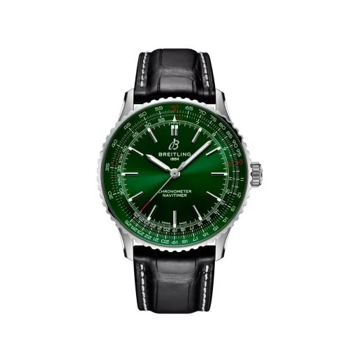 Breitling - A17329371L1P1 Navitimer Automatic 41 Automatic Stainless Steel / Green