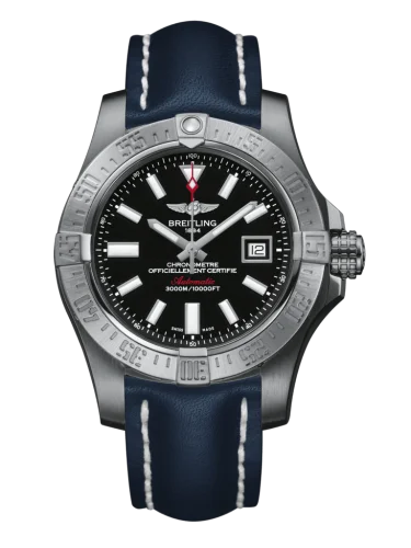 Breitling - A1733110/BC30/105X/A20BASA.1 Avenger II Seawolf Stainless Steel / Volcano Black / Calf / Pin
