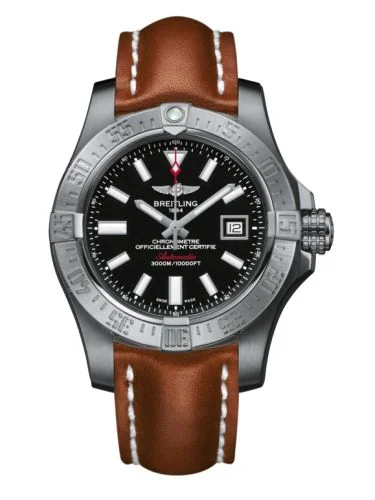 Breitling - A1733110/BC30/433X/A20BASA.1 Avenger II Seawolf Stainless Steel / Volcano Black / Calf / Pin