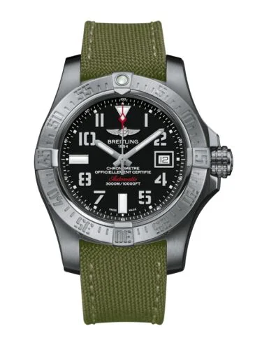 Breitling - A1733110/BC31/106W/A20BASA.1 Avenger II Seawolf Stainless Steel / Volcano Black / Military / Pin
