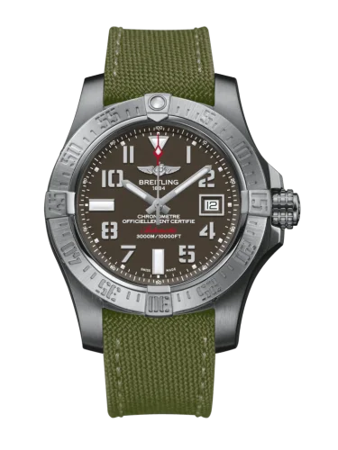 Breitling - A1733110/F563/106W/A20BASA.1 Avenger II Seawolf Stainless Steel / Tungsten Gray / Military / Pin