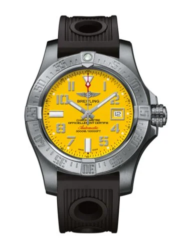 Breitling - A1733110/I519/200S/A20DSA.2 Avenger II Seawolf Stainless Steel / Cobra Yellow / Rubber / Folding
