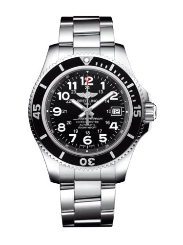 Breitling - A17365C91B1A1 Superocean II 42 Stainless Steel / Volcano Black / Bracelet