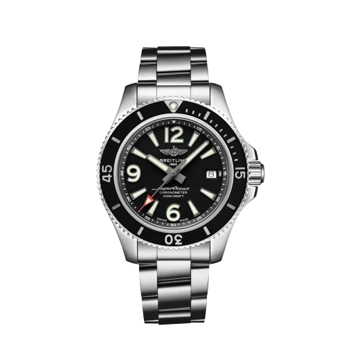 Breitling - A17366021B1A1 Superocean 42 Stainless Steel / Black / Bracelet